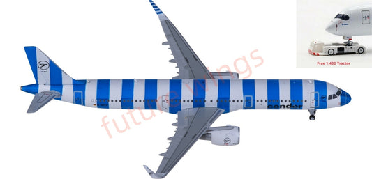 1:400 JC Wings XX40120 Condor Airbus A321 D-ATCF Aircraft Model+Free Tractor