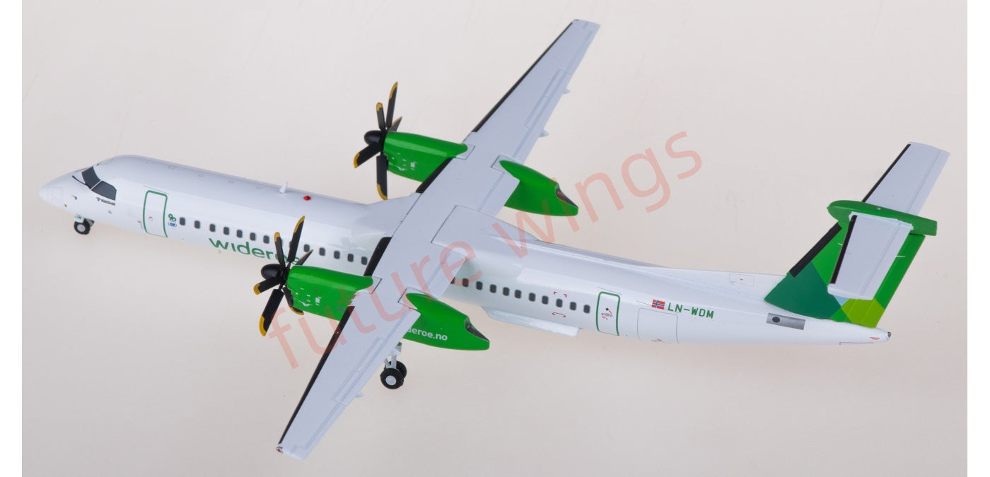 1:200 Geminijets G2WIF1316 Wideroe Bombardier Dash 8 Q400 LN-WDM Diecast Aircraft Model