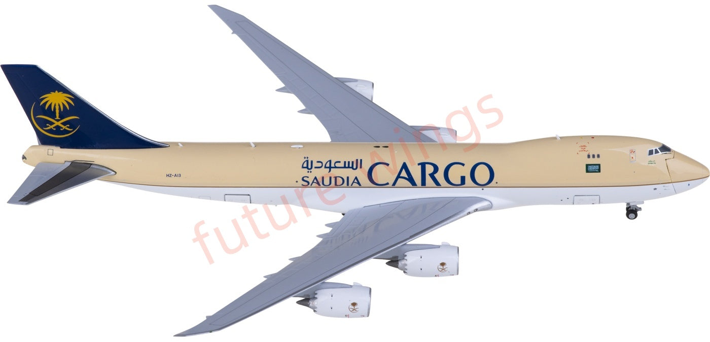 1:400 JC Wings LH4348C Saudia Boeing 747-8F HZ-A13 Aircraft Model+Free Tractor
