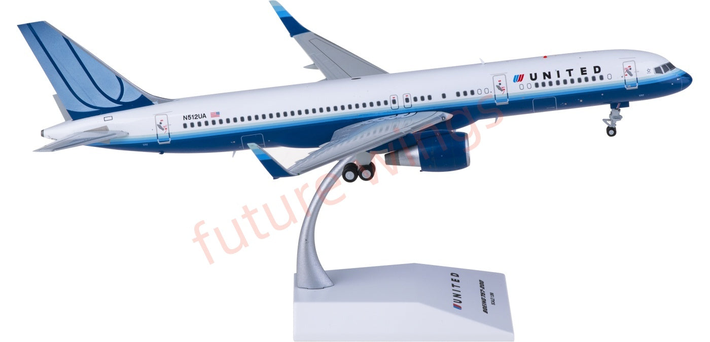 1:200 JC Wings XX20221 United Airlines Boeing 757-200 N512UA Diecast Aircraft Model