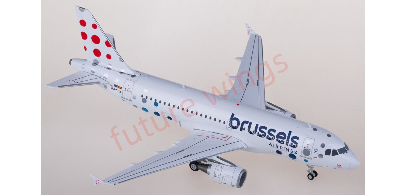 1:200 JC Wings XX20276 Brussels Airlines Airbus A319 OO-SSX Diecast Aircraft Model