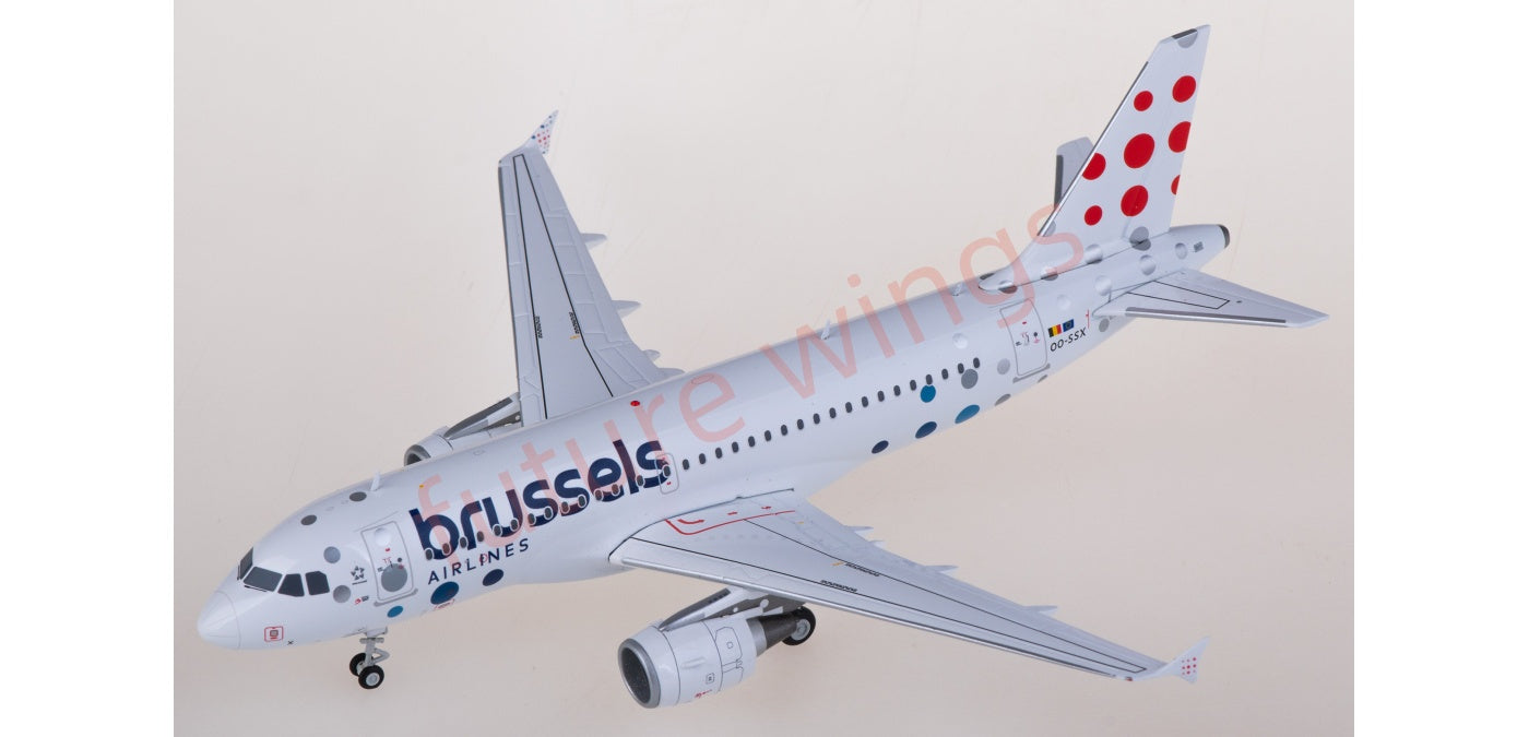 1:200 JC Wings XX20276 Brussels Airlines Airbus A319 OO-SSX Diecast Aircraft Model