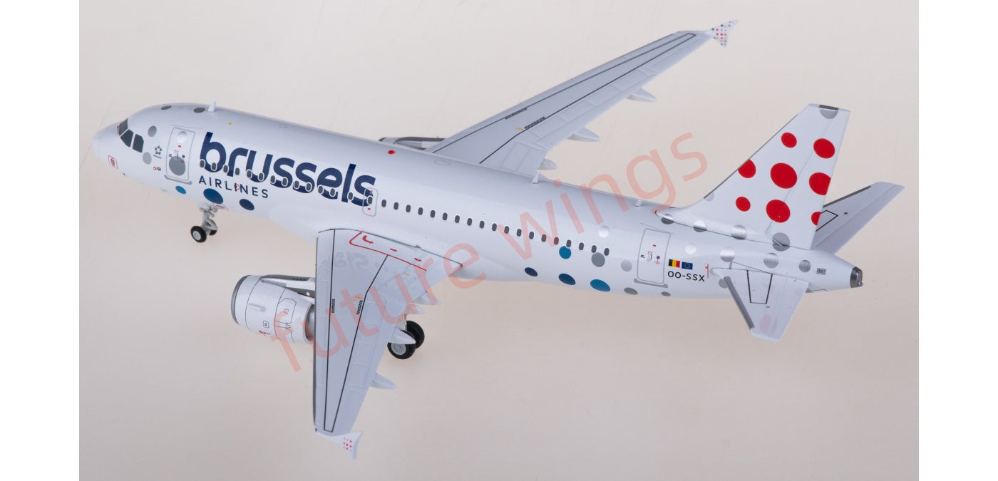 1:200 JC Wings XX20276 Brussels Airlines Airbus A319 OO-SSX Diecast Aircraft Model
