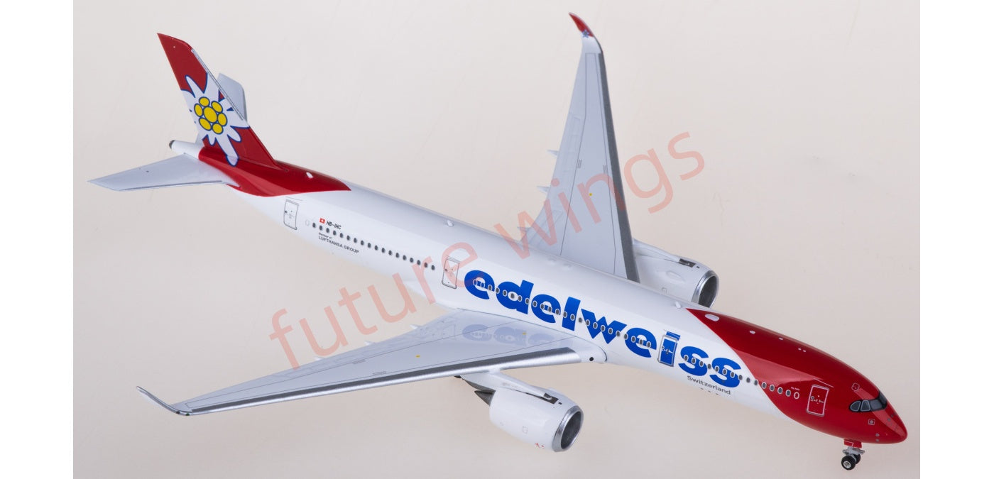 1:400 Phoenix PH11945 Edelweiss Air Airbus A350-900 HB-IHC Aircraft Model+Free Tractor
