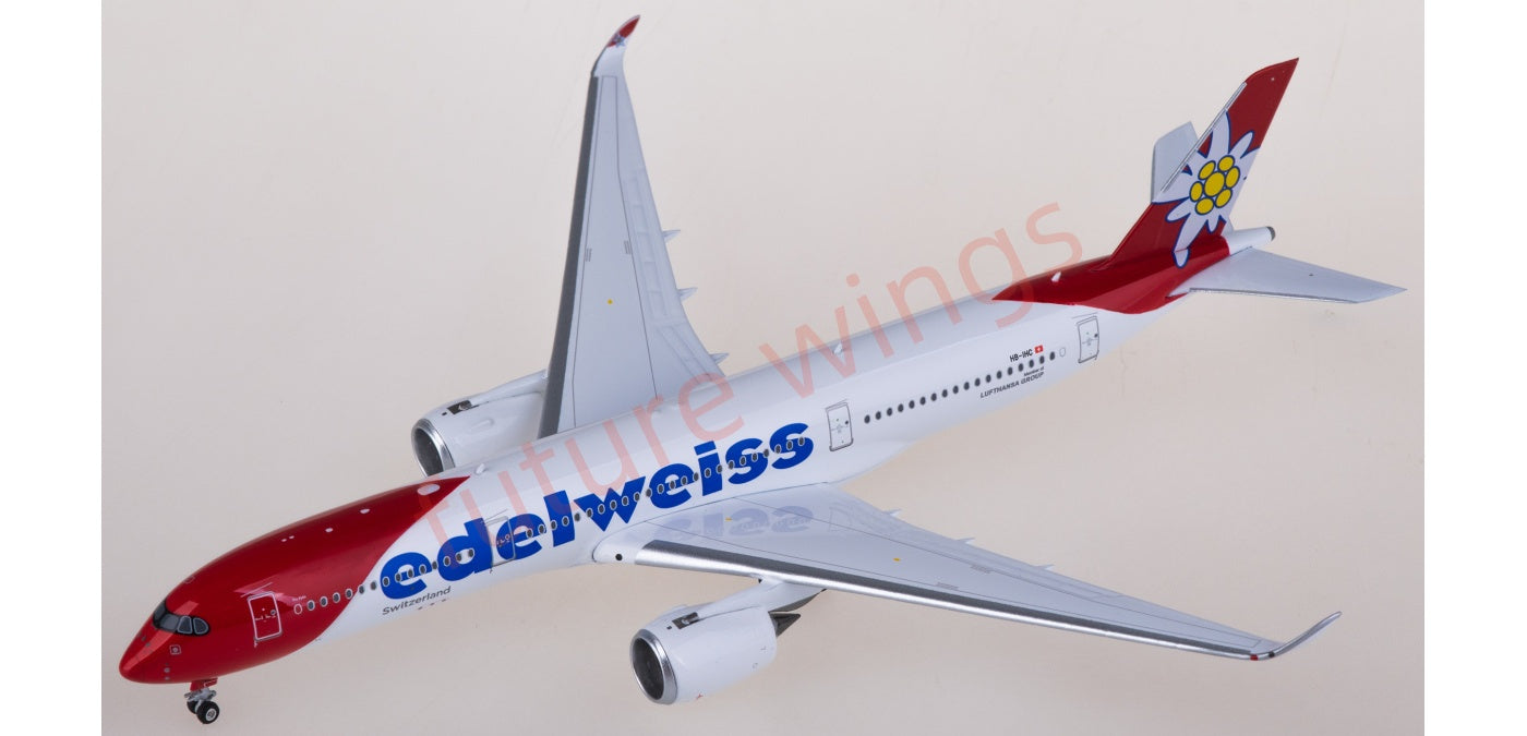 1:400 Phoenix PH11945 Edelweiss Air Airbus A350-900 HB-IHC Aircraft Model+Free Tractor