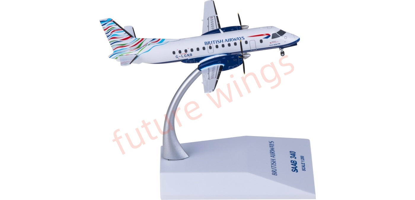 1:200 JC Wings XX20400 British Airways Saab 340B G-LGNB Diecast Aircraft Model