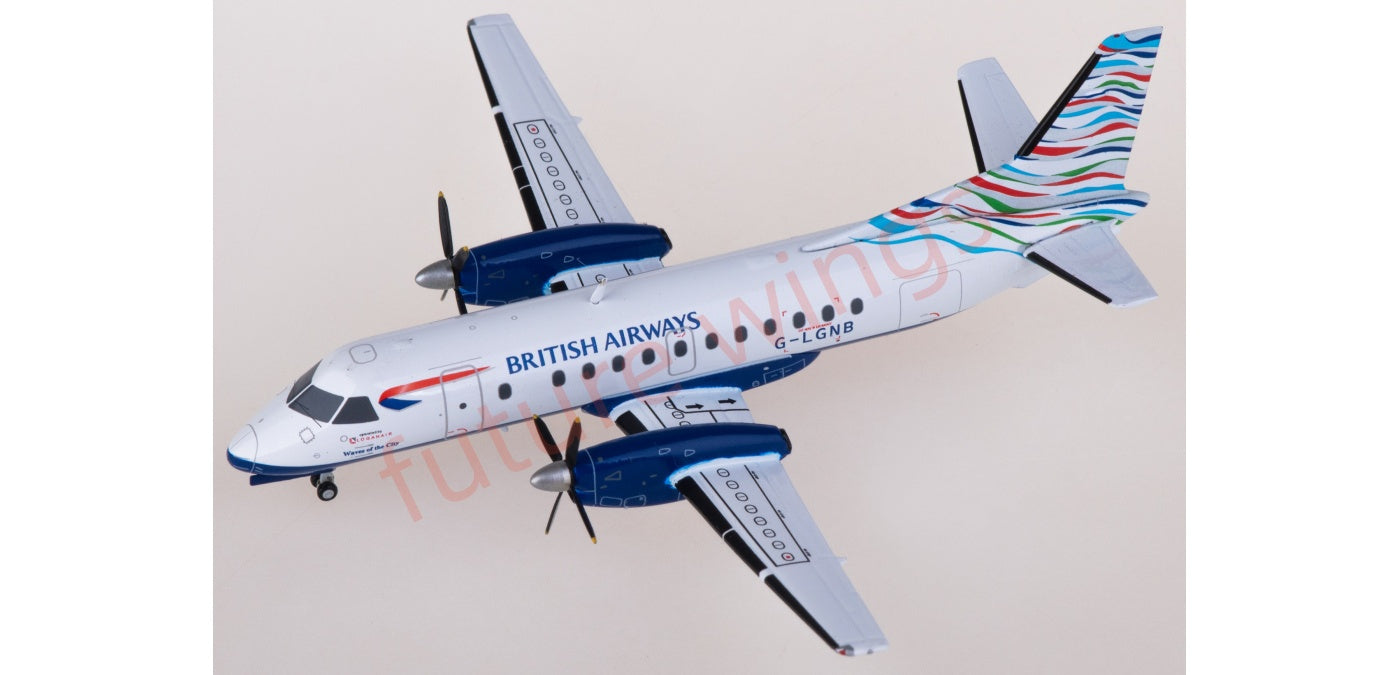 1:200 JC Wings XX20400 British Airways Saab 340B G-LGNB Diecast Aircraft Model