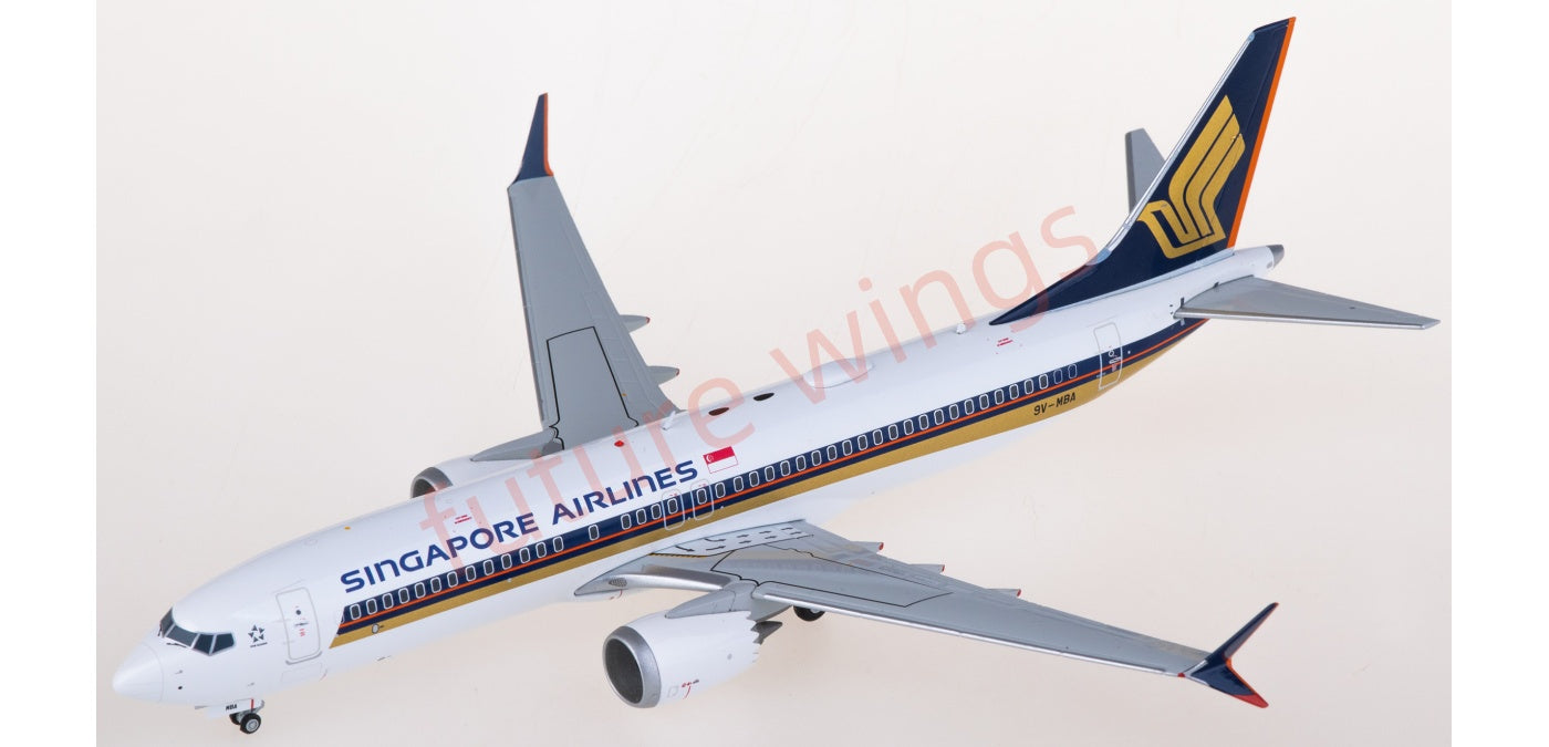 1:200 JC Wings EW238M006 Singapore Airlines Boeing 737 MAX 8 9V-MBA Aircraft Model