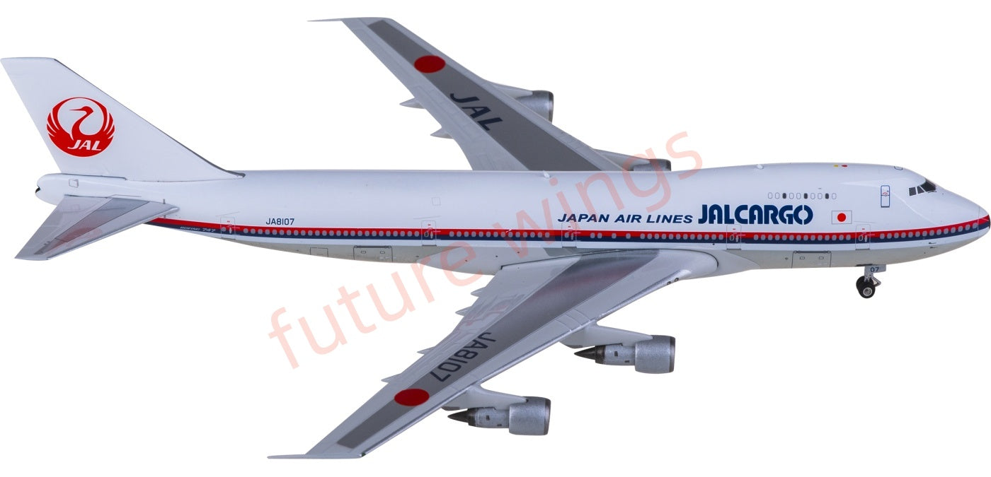 1:400 Phoenix PH04616 Japan Airlines Boeing 747-100SF JA8107 Aircraft Model+Free Tractor