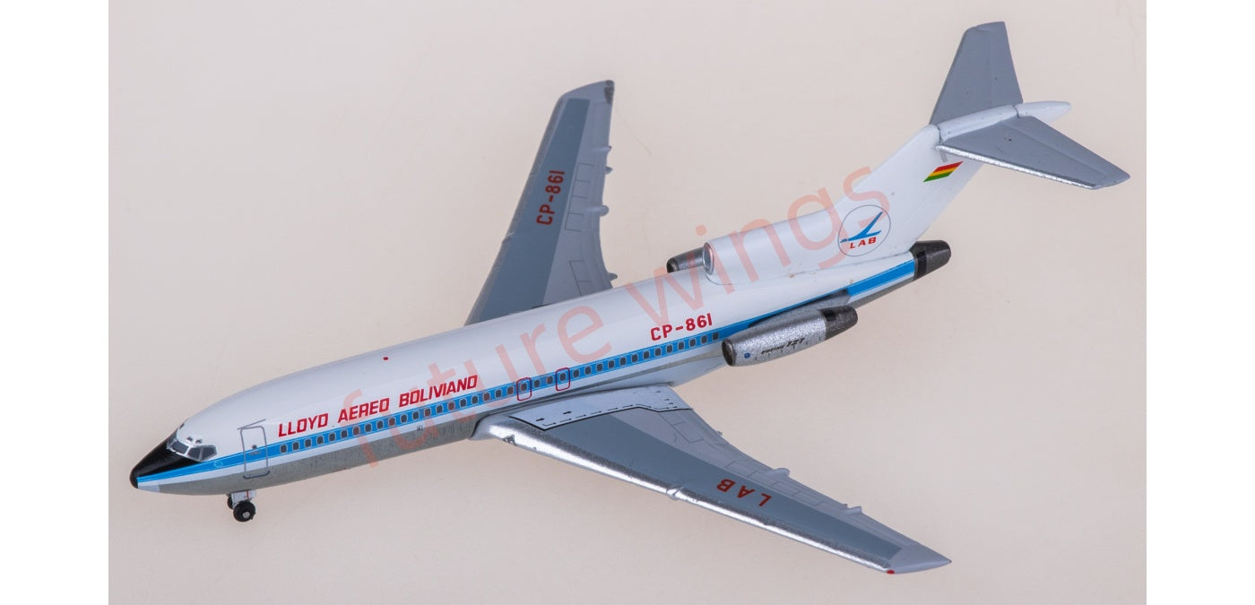 1:400 AeroClassics AC411208 LAB Bolivian Airlines Boeing 727-100 CP-861 Aircraft Model+Free Tractor
