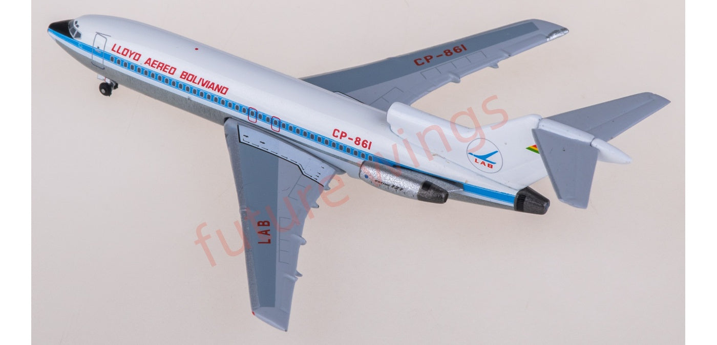 1:400 AeroClassics AC411208 LAB Bolivian Airlines Boeing 727-100 CP-861 Aircraft Model+Free Tractor