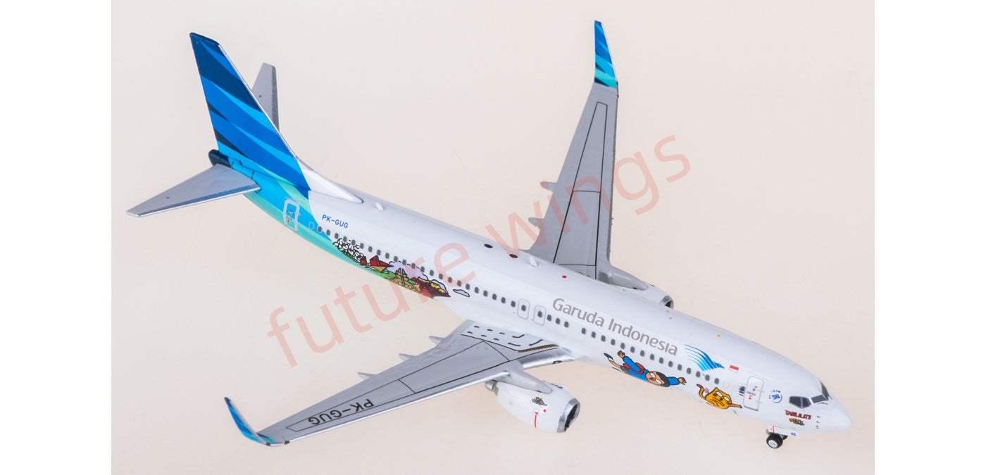 1:400 Phoenix PH11988 Garuda Indonesia Boeing 737-800 PK-GUG Aircraft Model+Free Tractor