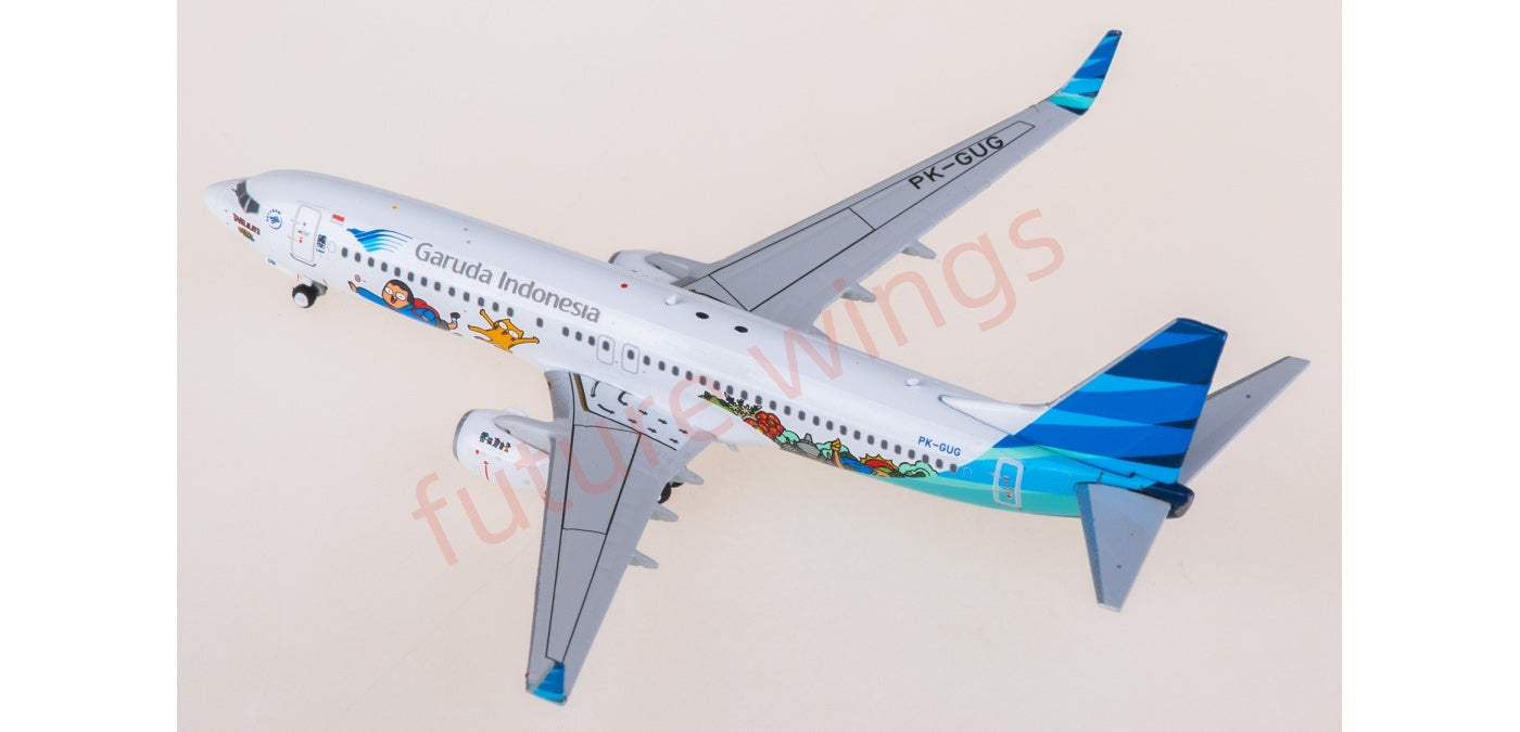1:400 Phoenix PH11988 Garuda Indonesia Boeing 737-800 PK-GUG Aircraft Model+Free Tractor