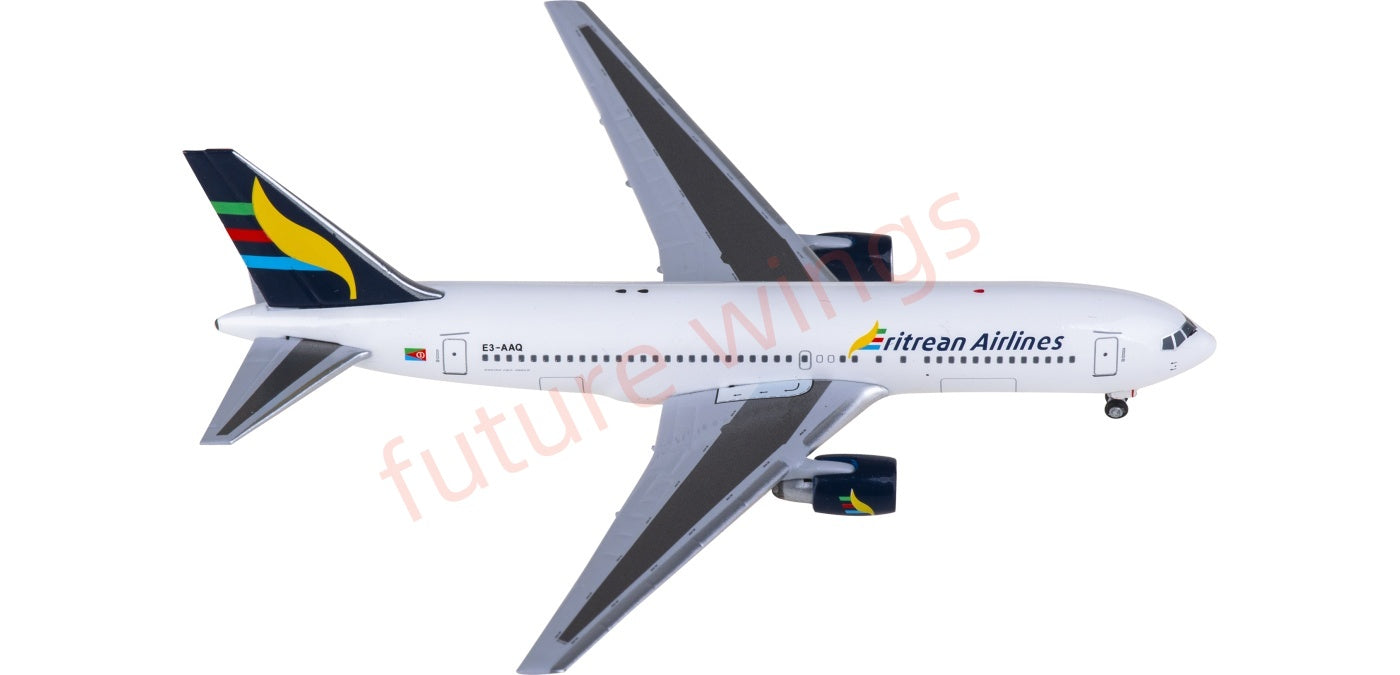 1:400 AeroClassics AC411403 Eritrean Airlines Boeing 767-200 E3-AAQ Aircraft Model+Free Tractor