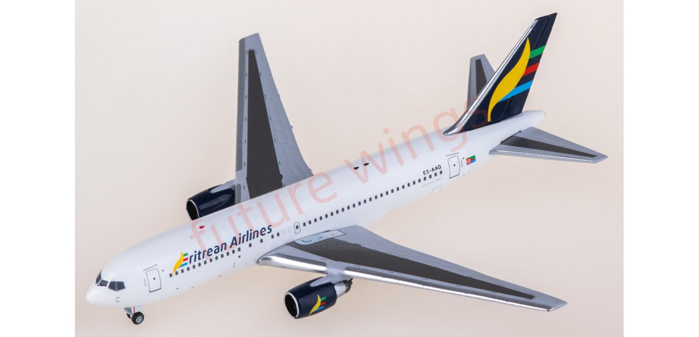 1:400 AeroClassics AC411403 Eritrean Airlines Boeing 767-200 E3-AAQ Aircraft Model+Free Tractor