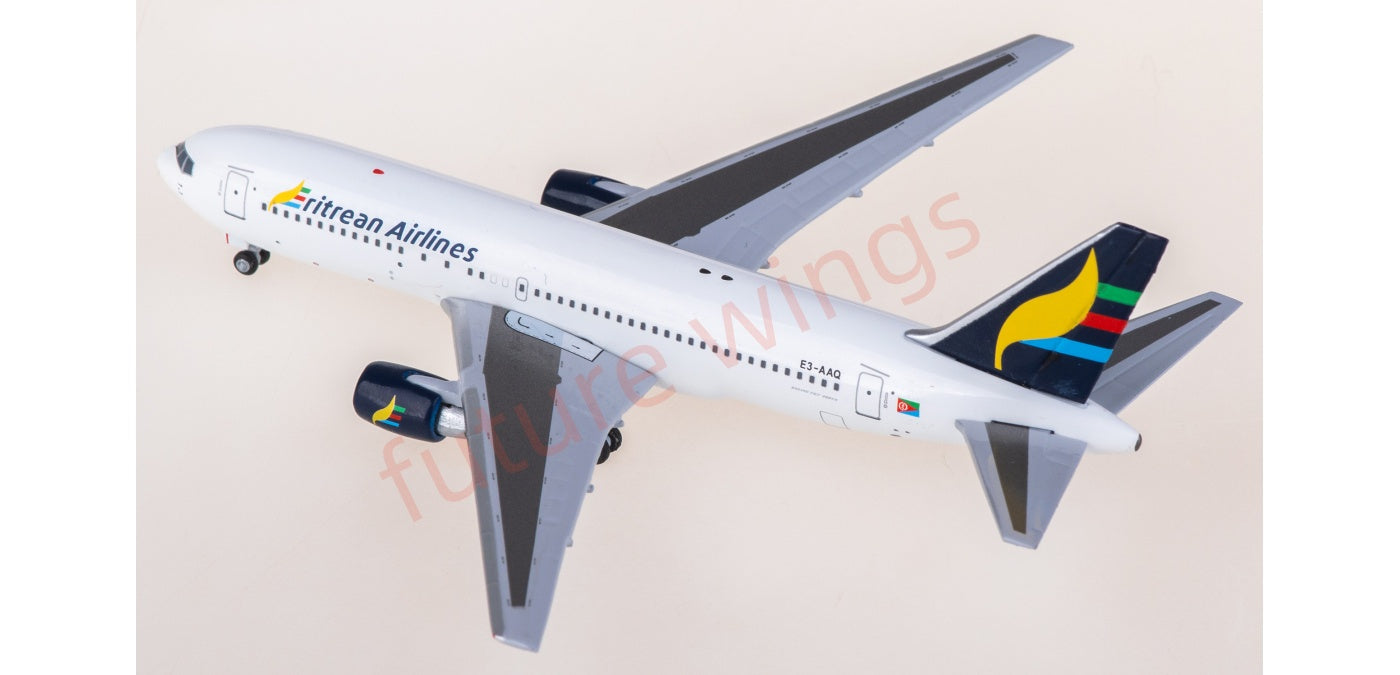 1:400 AeroClassics AC411403 Eritrean Airlines Boeing 767-200 E3-AAQ Aircraft Model+Free Tractor
