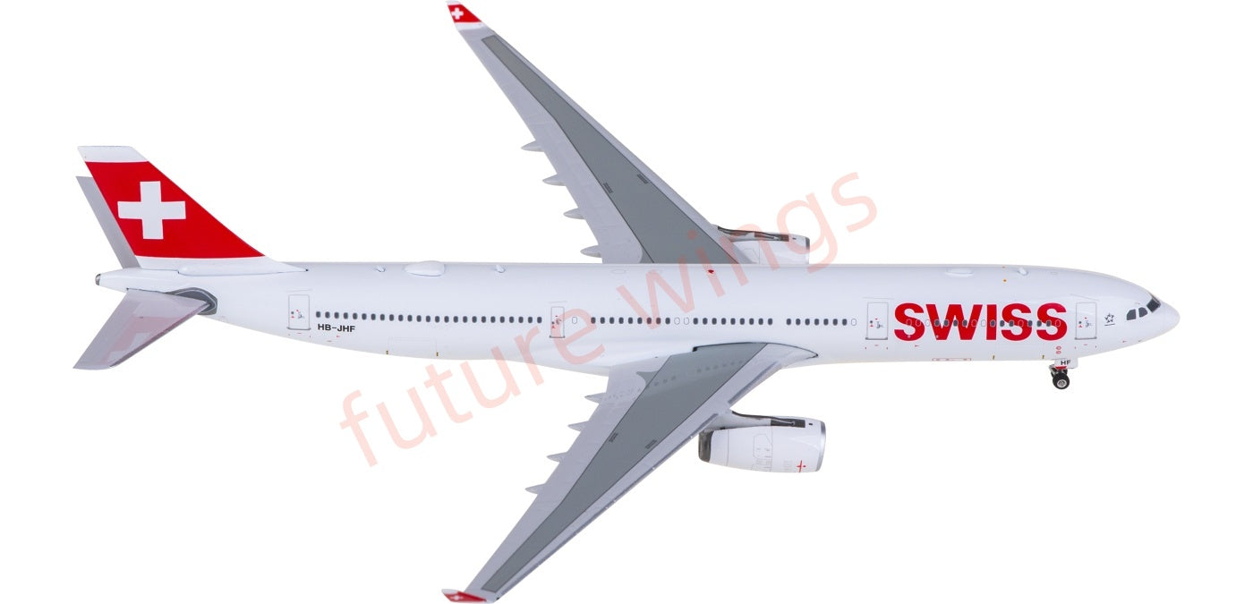 1:400 Phoenix PH11985 Swiss Airbus A330-300 HB-JHF Aircraft Model+Free Tractor