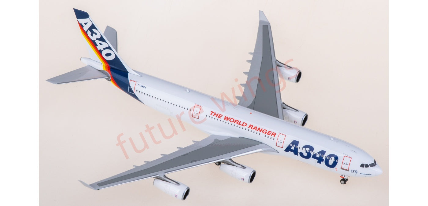 1:400 Phoenix PH12000 Airbus A340-200 F-WWBA Aircraft Model+Free Tractor