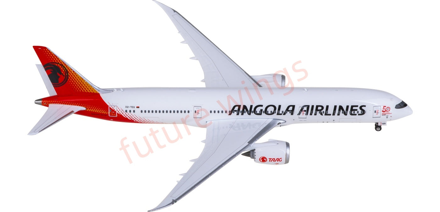 1:400 Phoenix PH11992 TAAG Angola Airlines Boeing 787-9 D2-TEQ Aircraft Model+Free Tractor