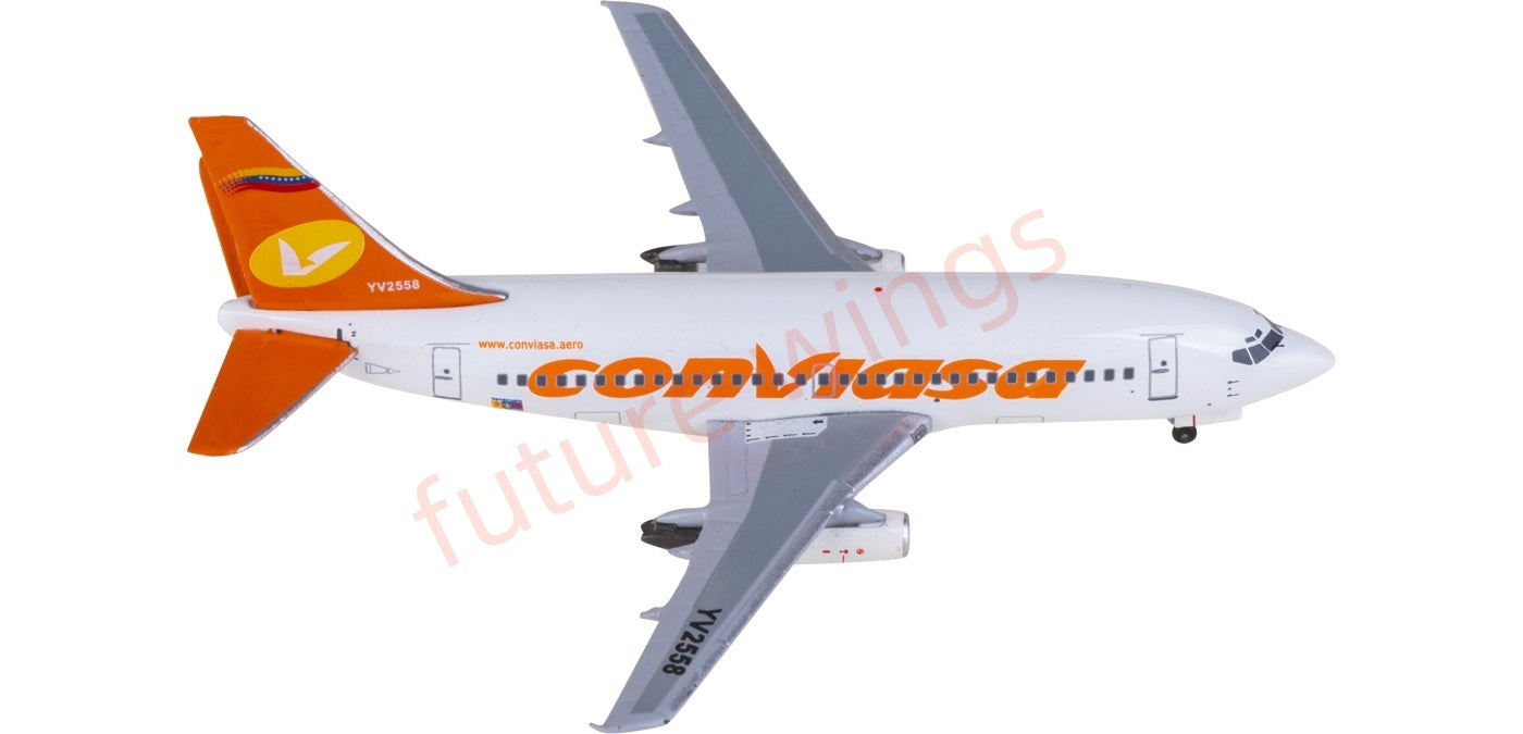 1:400 AeroClassics AC411370B Conviasa Boeing 737-200 YV-2558 Aircraft Model+Free Tractor