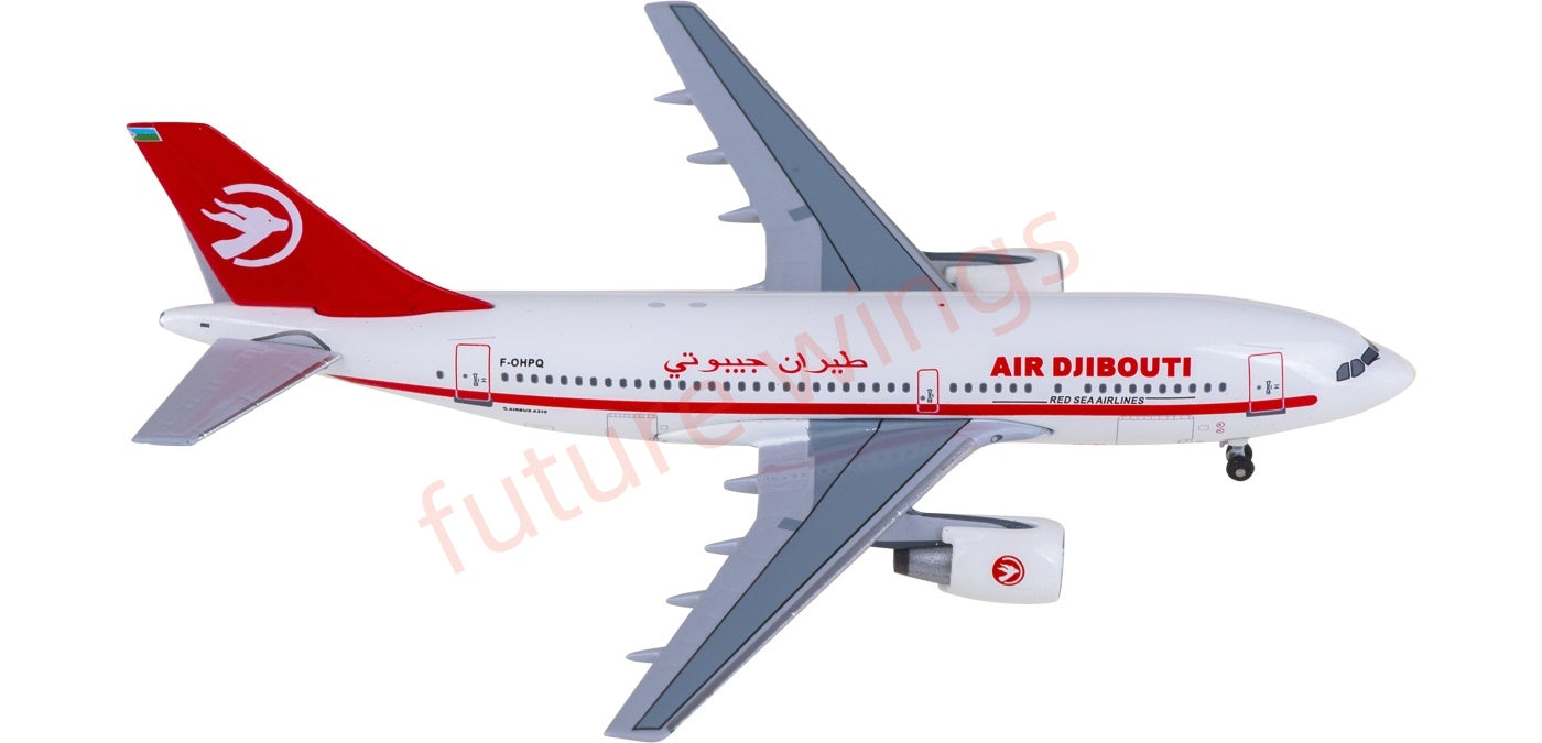 1:400 AeroClassics AC411409 Air Djibouti Airbus A310-200 F-OHPQ Aircraft Model+Free Tractor