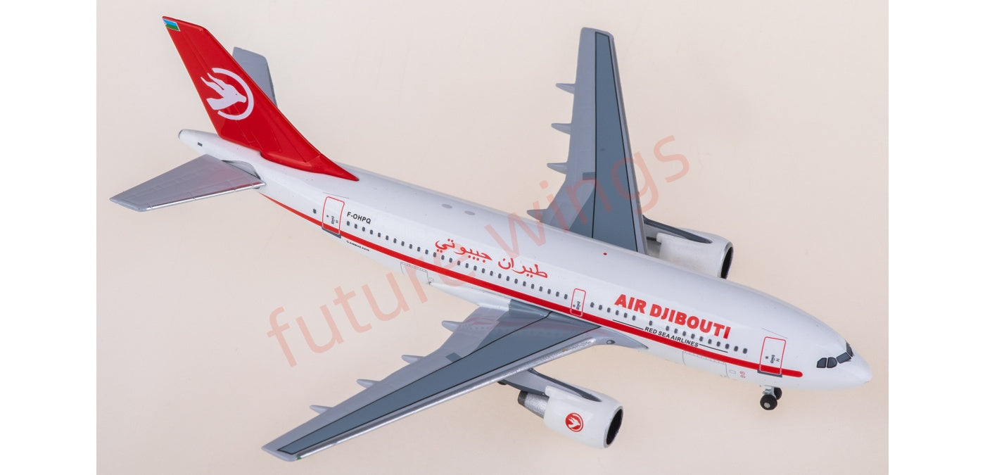 1:400 AeroClassics AC411409 Air Djibouti Airbus A310-200 F-OHPQ Aircraft Model+Free Tractor