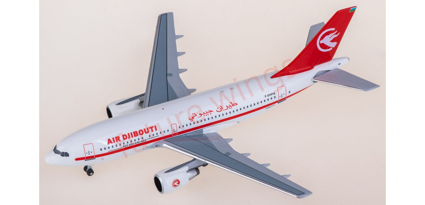 1:400 AeroClassics AC411409 Air Djibouti Airbus A310-200 F-OHPQ Aircraft Model+Free Tractor