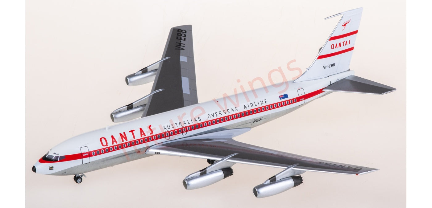 1:200 AeroClassics WM211241 Qantas Airways Boeing 707-100 VH-EBB Aircraft Model