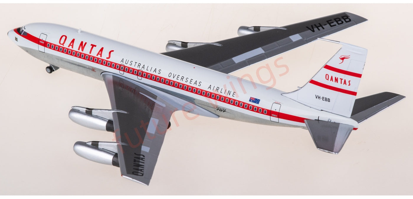 1:200 AeroClassics WM211241 Qantas Airways Boeing 707-100 VH-EBB Aircraft Model