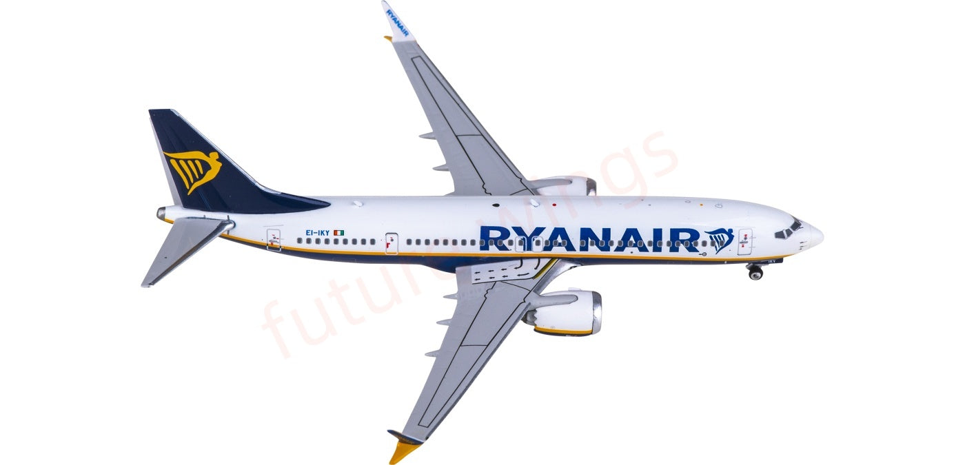 1:400 Phoenix PH12037 Ryanair B737 MAX 8 EI-IKY Aircraft Model+Free Tractor