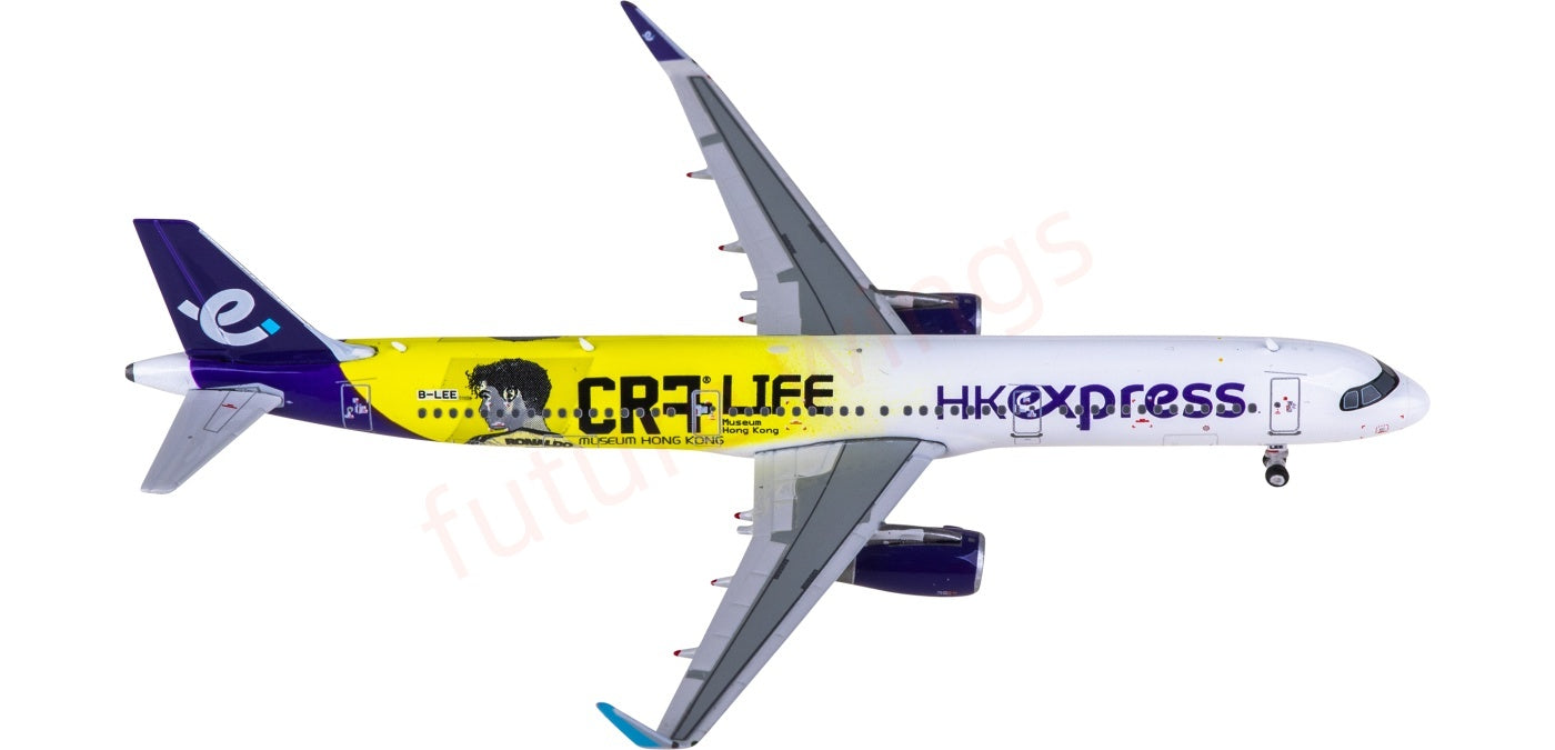 1:400 Phoenix PH04657 HK Express Airbus A321 B-LEE Aircraft Model+Free Tractor