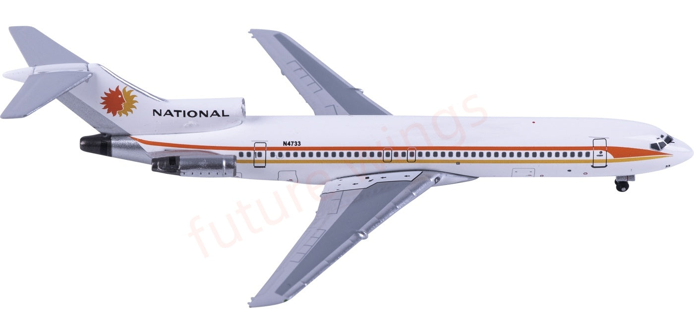 1:400 AeroClassics AC411483 National Airlines B727-200 N4733 Aircraft Model+Free Tractor