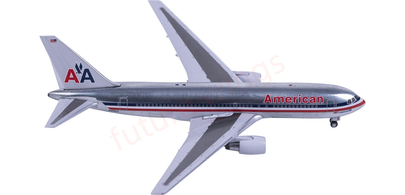 1:400 AeroClassics BBX41690 American Airlines B767-300 N308AA Aircraft Model+Free Tractor