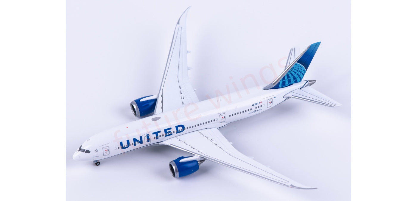 1:500 Aether UAL126104 United Airlines B787-8 N27903 Diecast Aircraft Model