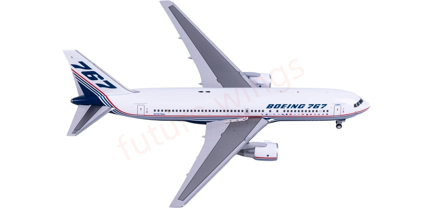 1:400 V1-400 V400016 Boeing House Color B767-200 N767BA Aircraft Model+Free Tractor