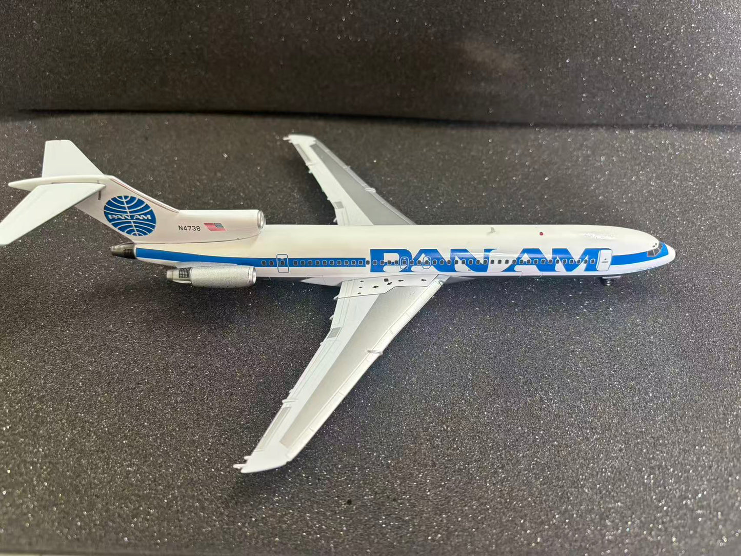 1:200 InFlight200 Pan AM B727-200 N4738 Aircraft Model With Stand