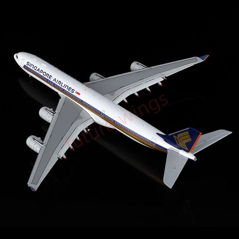 1:400 HX Models Singapore Airlines A340-500 9V-SGA 9V-SGB 9V-SGC 9V-SGD 9V-SGE Aircraft Model+Free Tractor