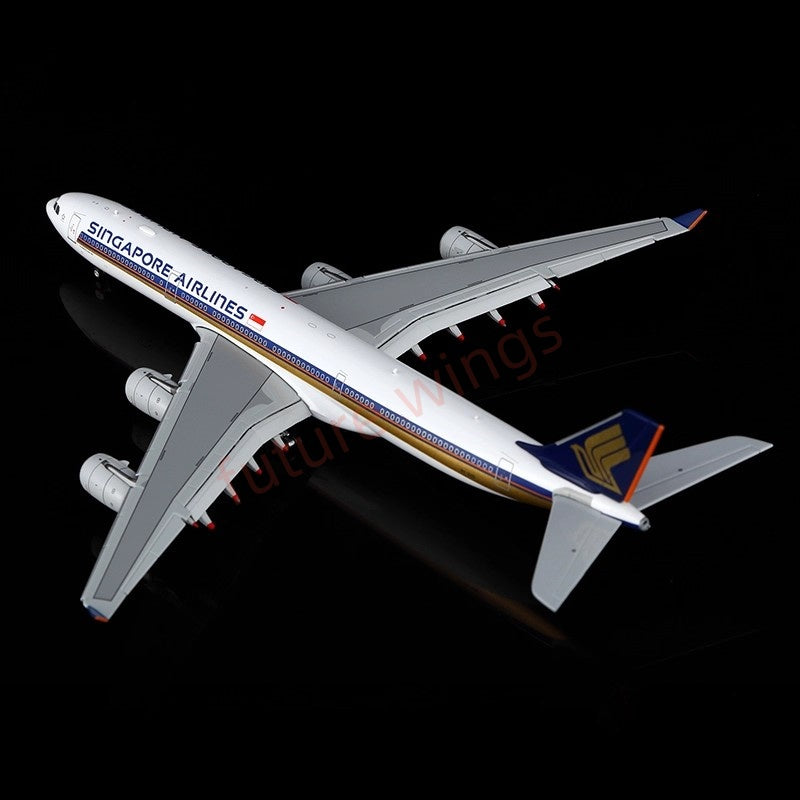 1:400 HX Models Singapore Airlines A340-500 9V-SGA 9V-SGB 9V-SGC 9V-SGD 9V-SGE Aircraft Model+Free Tractor
