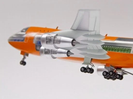 (Super Rare)1:144 Dragon Braniff International B747-100 "Big Orange" Aircraft Model With Stand