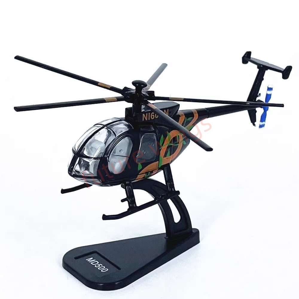 1:100 Scale Helicopter Model With Stand