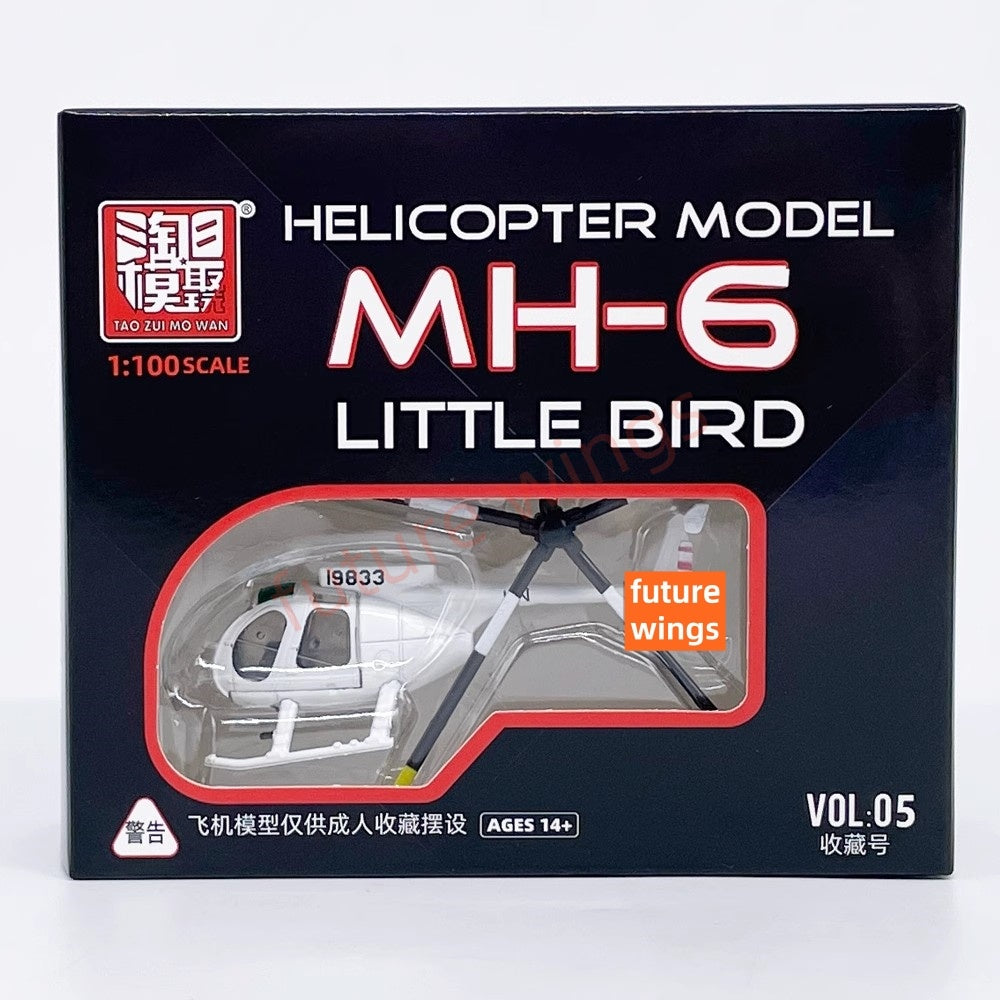 1:100 Scale Helicopter Model With Stand