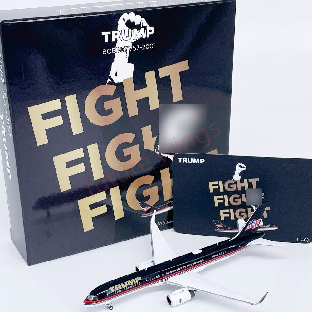1:400 NG Models NG53208 Trump B757-200 N757AF "American Flag" Aircraft Model+Free Tractor