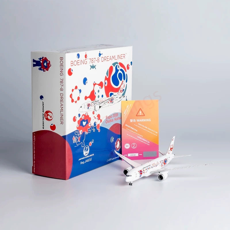 1:400 NG Models NG59030 Japan Airlines B787-8 JA823J Aircraft Model Free Tractor+Stand
