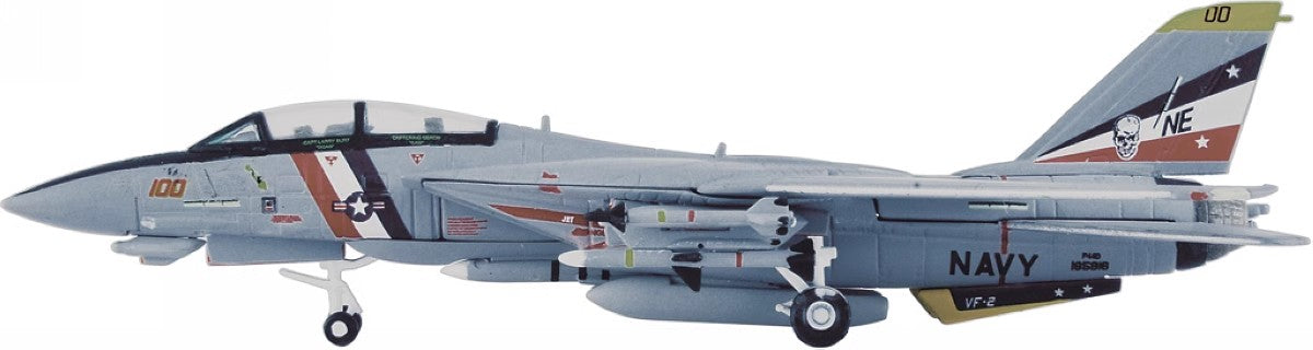 1:200 Hogan Wings HG6672 U.S. Navy Grumman F-14D Tomcat Fighter VF-2 NE100