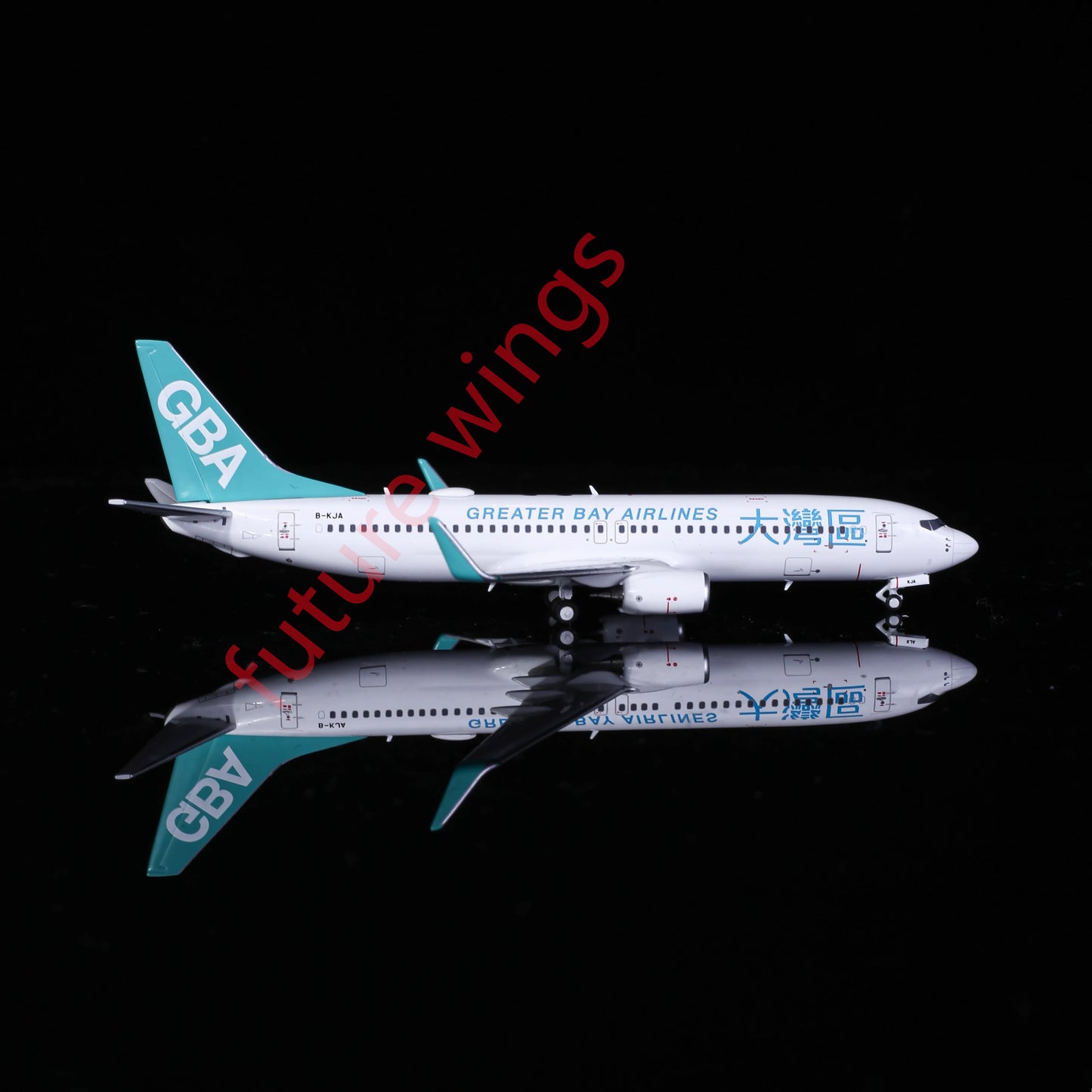 1:400 AeroPolaris HA7380006 Greater Bay Airlines Boeing 737-800 B-KJA Aircraft Model+Free Tractor