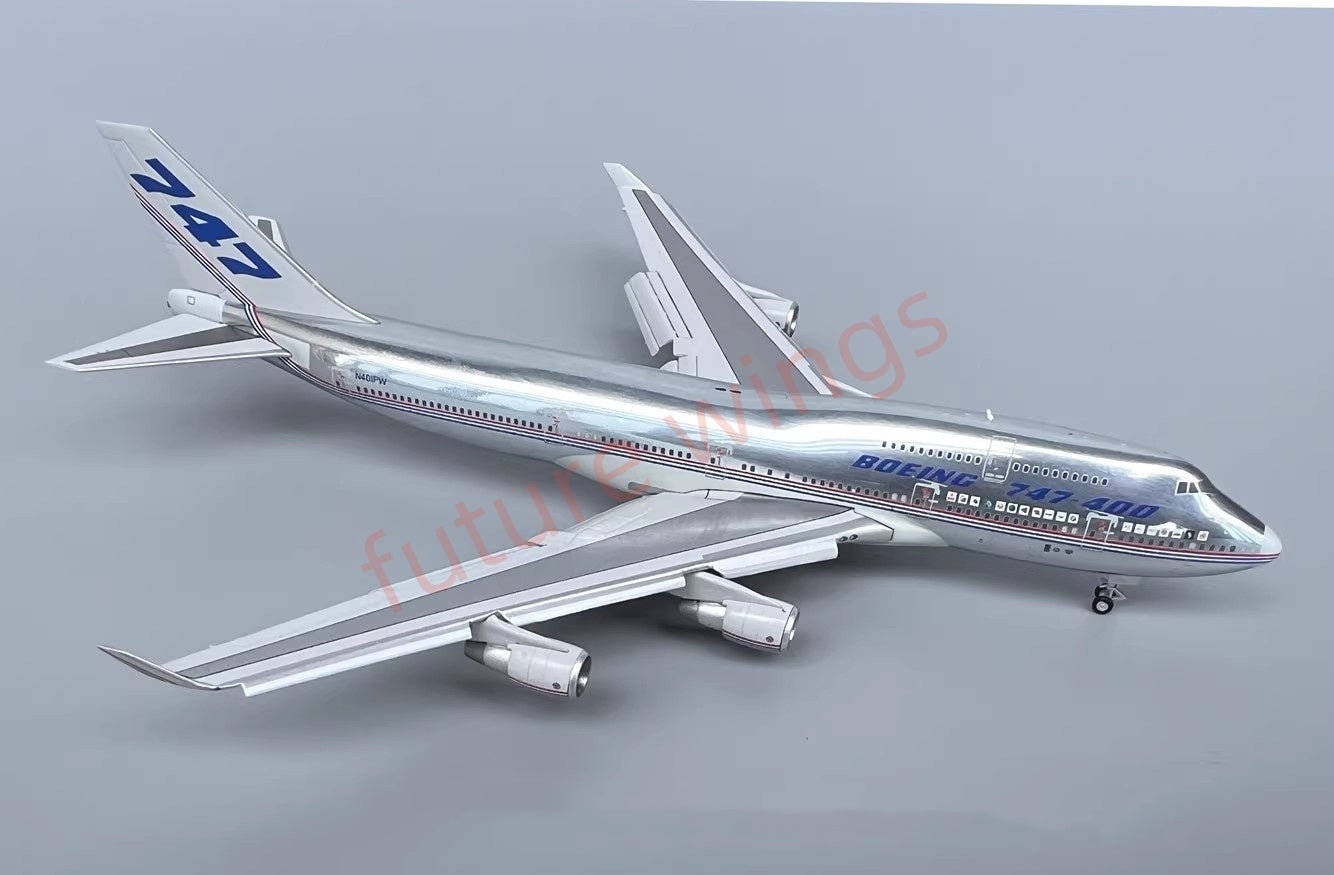 1:400 Patriot Boeing B747-400 N401PW Diecast Aircraft Model+Free Tractor