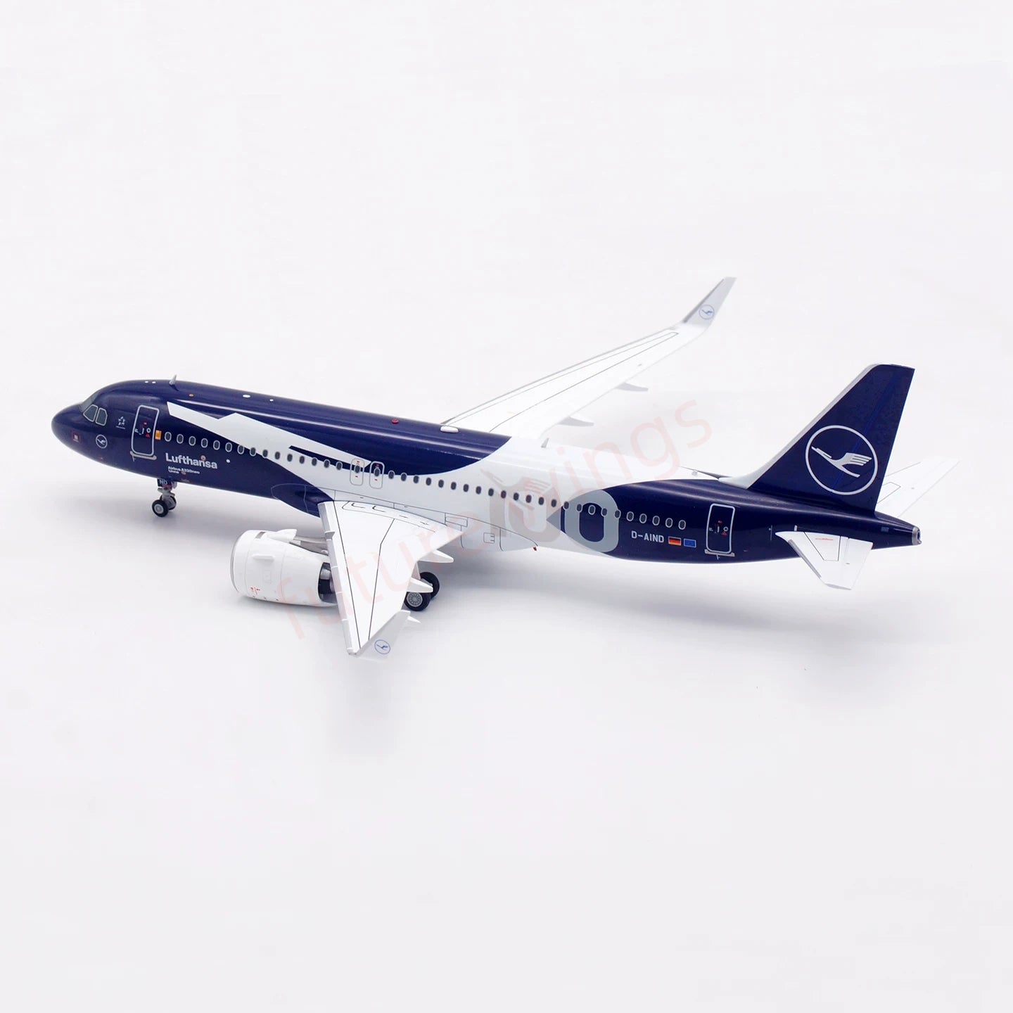 1:200 SQ Wings Lufthansa Airlines A320neo D-AIND"100Years"Diecast Aircraft Model
