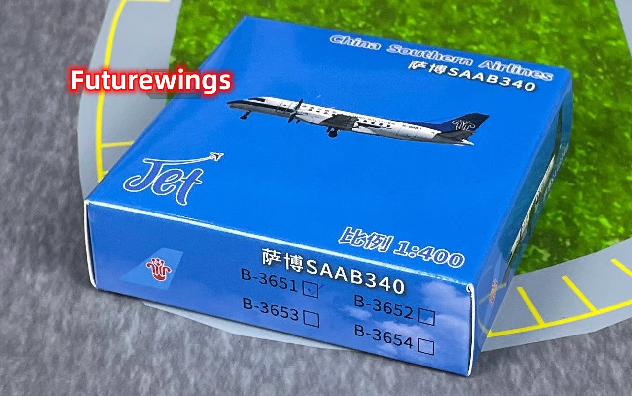 1:400 Jethut China Southern Airlines SAAB340 B-3651 B-3652 B-3653 B-3654