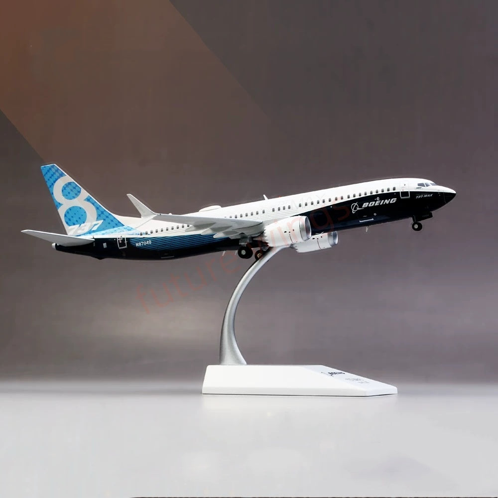 (RARE)1:200 JC Wings Boeing House Color B737-8MAX N8704Q Diecast Aircraft Model
