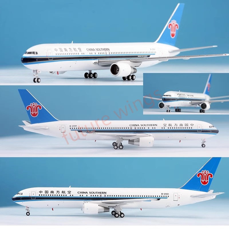 1:400 CW China Southern Airlines B767-300ER B-2561 Aircraft Model+Free Tractor